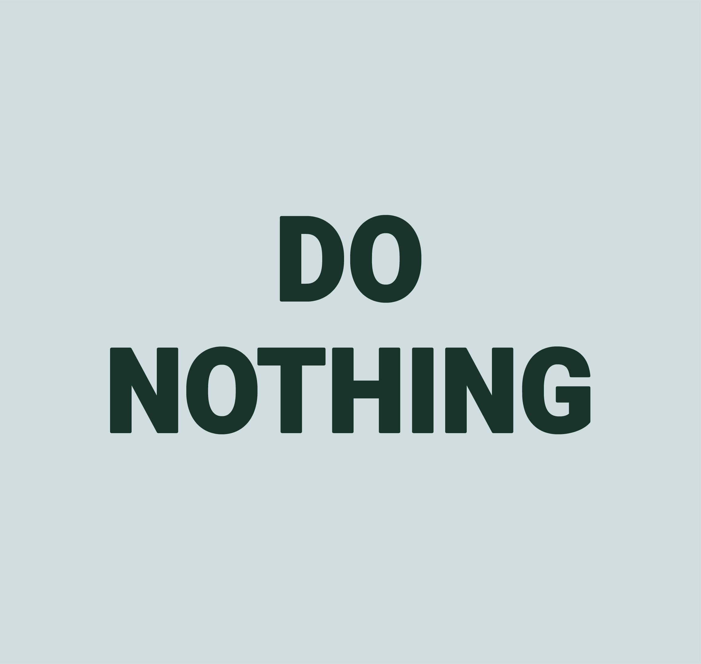 do nothing image